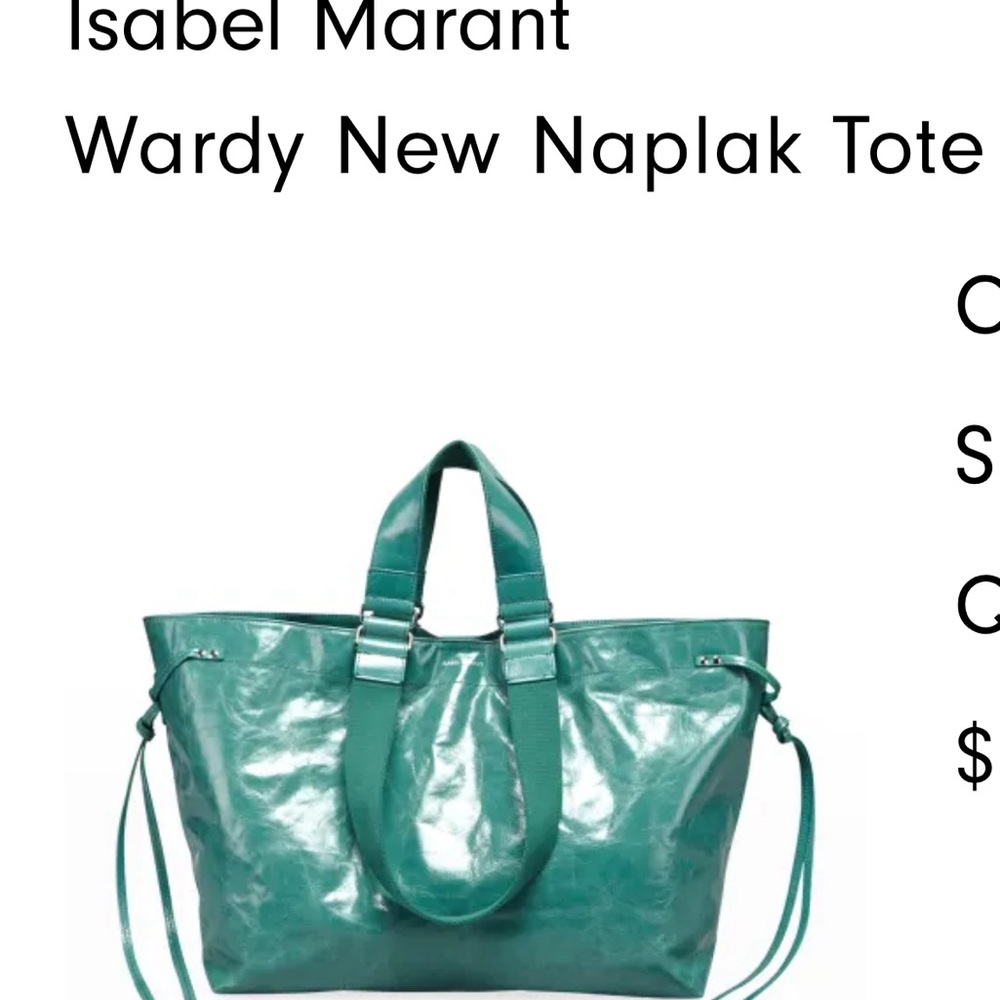 New, never used Isabel Marant Tote